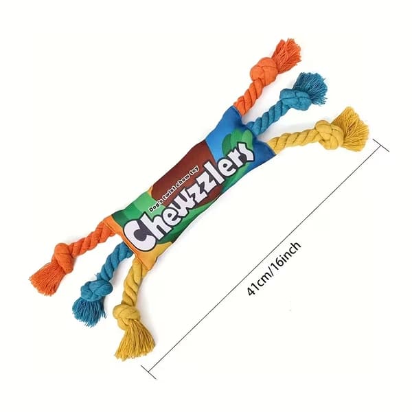 Holdbart, pibende hundetyggelegetøj – Robust 1PC