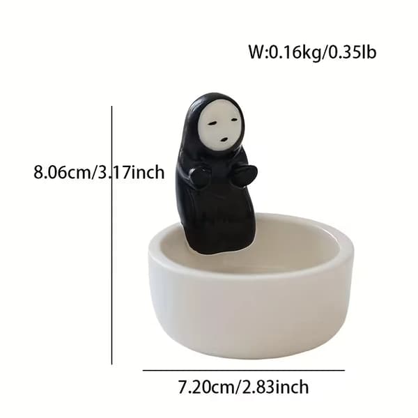 Halloween Kreativ Ansiktsløs Mann Lysestake 1pc