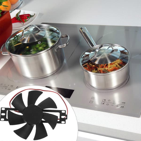 Induktionshäll Kylfläkt Professionell Plastdriven 18V Ventilationsfläkt