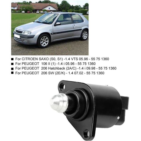 Til Citron Saxo Peugeot 206 SW tomgangsluftreguleringsventil 19205F