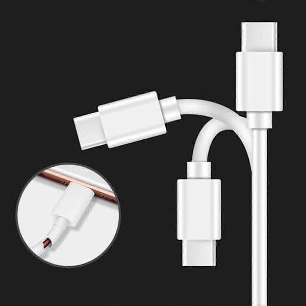 USB til USB C-kabel Hurtiglading USB Type C-kabel Lang USB C-ladekabel