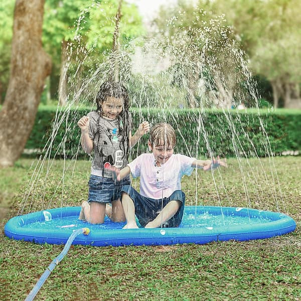 Plænesprøjtemåtte til Børn Udendørs, Sprinklerpude, Swimmingpool Legetøj