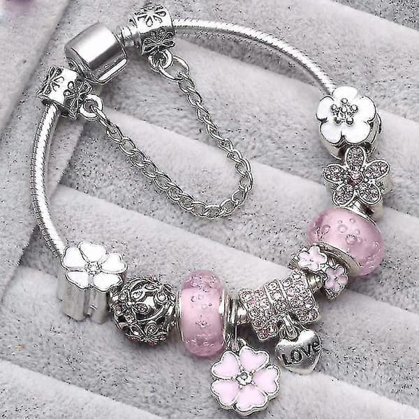 Charm Armbånd Mode Kvinder Perle DIY Pandora Stil Smykker