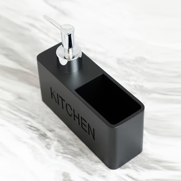 Køkken sæbedispenser, multifunktionel vaskemiddeldispenser black