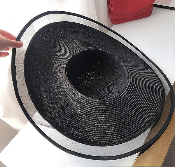 Sommarstrand Solhattar för Kvinnor Vikbara Floppy Resevänliga UV-Hatt, Bredbrättad Hatt UPF 50+