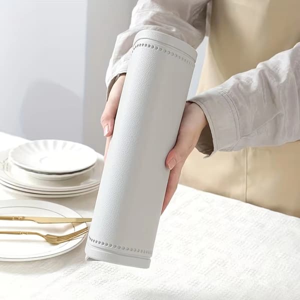 Lämmönkestävä PVC-tabletti – Oranssi, pohjoismainen tyyli 4pc