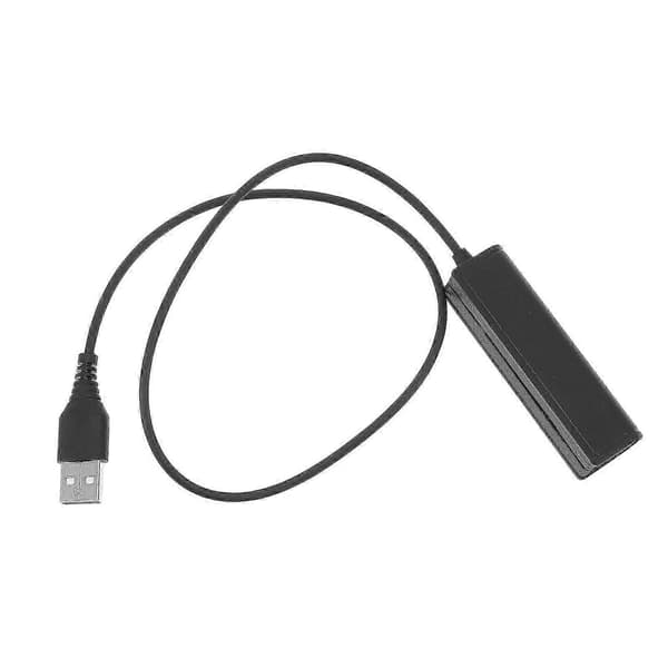 RJ9 USB-adapterkabel med plastikstik og konverter