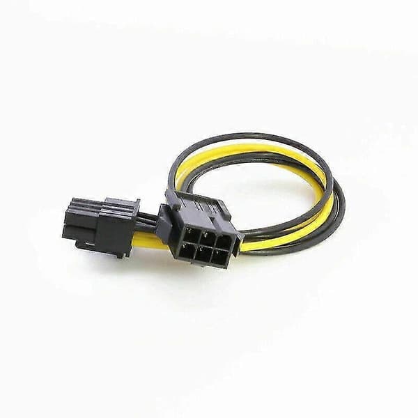 6-pin til 8-pin PCI Express strømomformerkabel for GPU-videokort PCIe PCI-e