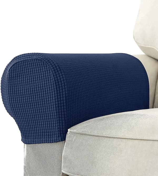 2 st Jacquard Stretch Soffa Fåtölj Armstödsskydd Halkfria Möbler
