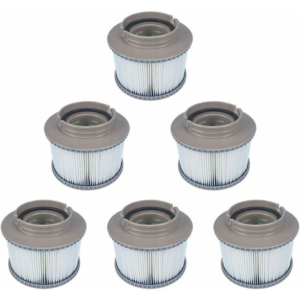 6-pack ersättningsfilter för MSPA FD2089, filterpatronpump för alla nuvarande MSPA-spa
