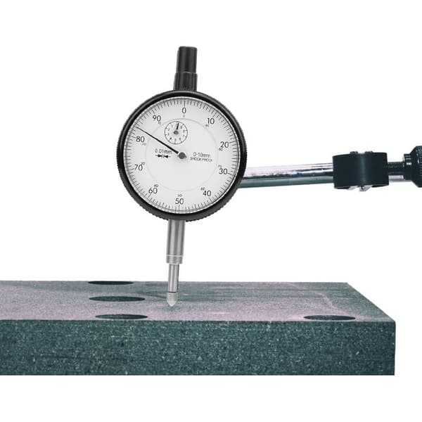 0,01 mm noggrannhet, 0-10 mm räckvidd, stötsäker mätklocka