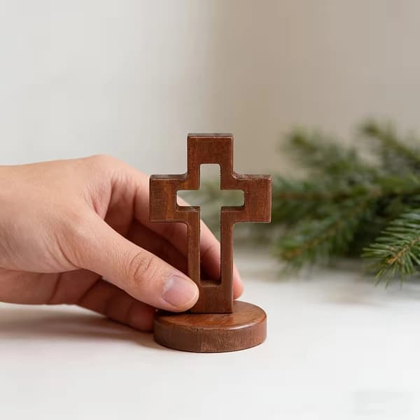1 stk. hul trækors ornament til påske 1pc