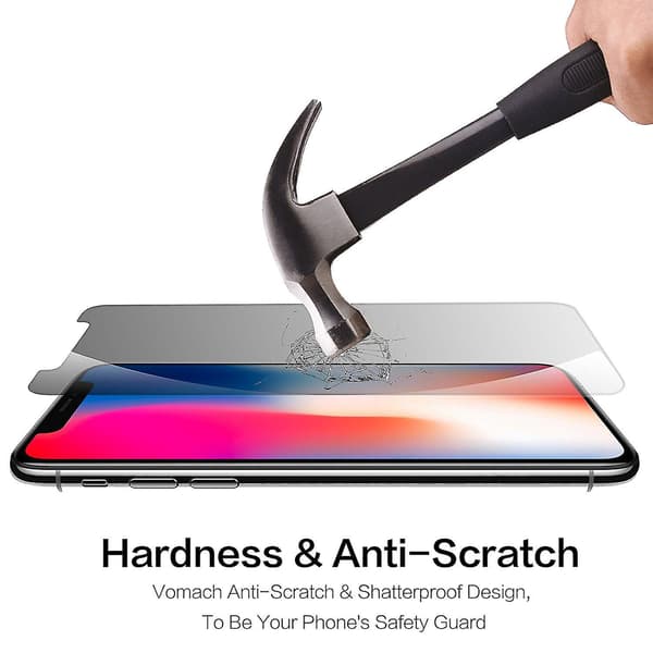 2 kpl iPhone X -näytönsuoja, karkaistusta lasista valmistetut näytönsuojat