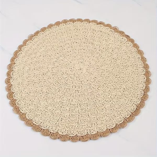 Neliosainen pyöreä 2D-painettuTabletti setti 4PC