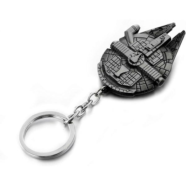 Millennium Falcon nøkkelring, sølv