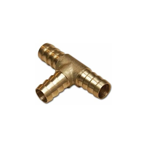 Solid trevägs slangkoppling Gas/tryckluft Perfekt hullingkoppling 1 st (T-ord T-koppling 10 mm 10 g)