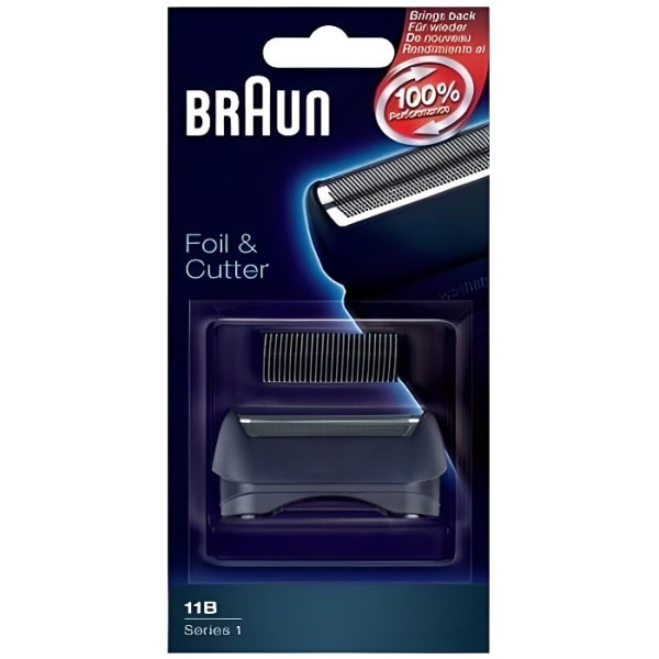 BRAUN Combi Pack 11B barberhoved til Folie & Cutter - Serie 1 - Blå