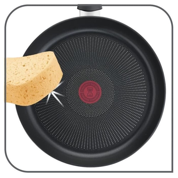 TEFAL G2540602 28 cm ECO-RESPECT stegepande - non-stick - Alle varmekilder inklusive induktion - - Brun kastanj