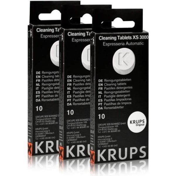 KRUPS opvasketabletter xS3000 3