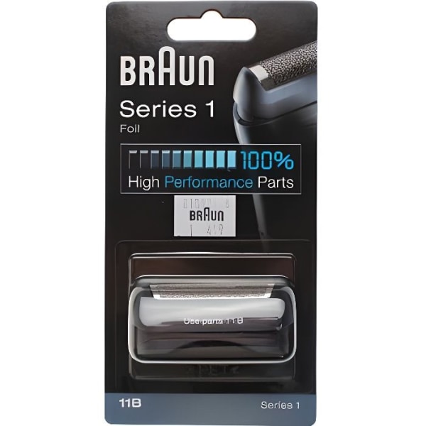 BRAUN - Rakfolie - Serie 1 - 130 -11B, Svart / Blå - 81392186