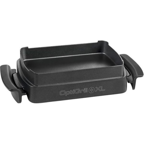 Tefal XA7268 OptiGrill Snack-Bageskål 2 L Sort Svart