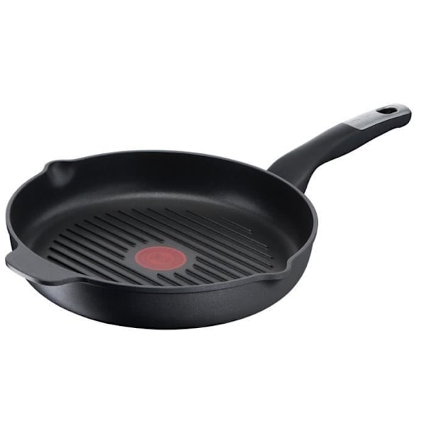 TEFAL E2294074 Ubegrænset Grillpande 26 cm i støbt aluminium, Non-stick belægning, Thermo-Signal™, Induktion, Hældetude