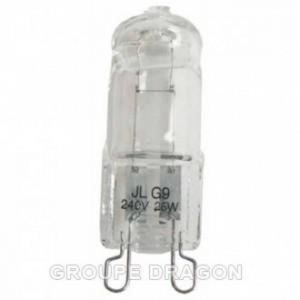 G9 HALOGENLAMPE 25W-230V (35X18MM) til...