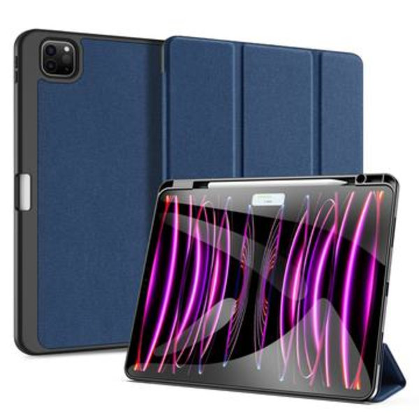 iPad Pro 13 (2024) Dux Ducis Domo Tri-Fold Smart Foliofodral... Blå