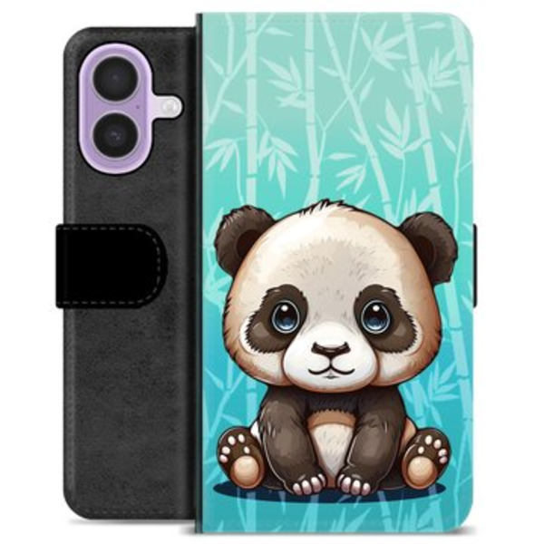 iPhone 17 Premium Plånboksfodral - Panda Animerad