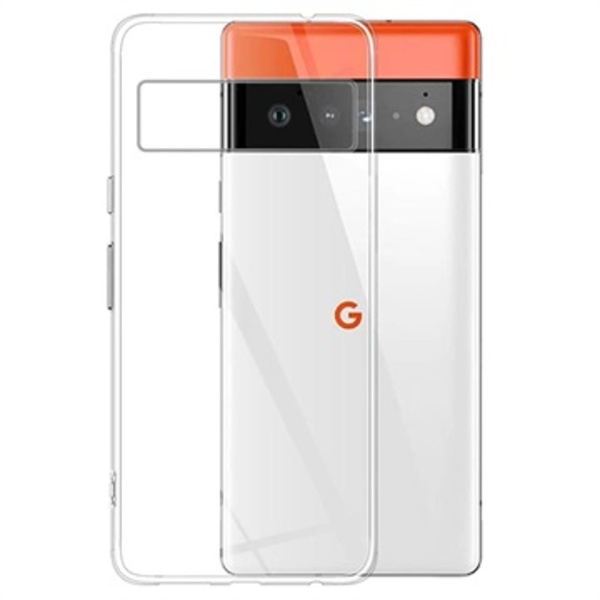 Anti-Slip Google Pixel 6 Pro TPU-skal - Genomskinlig Genomskinlig