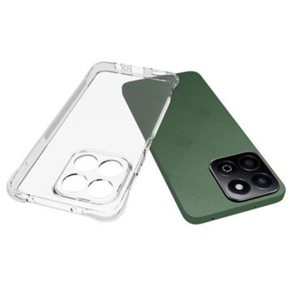 Honor 200 Smart Stöttåligt TPU-skal - Genomskinligt Genomskinlig
