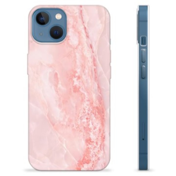 iPhone 13 TPU-Skal - Rosmarmor Tvåfärgad