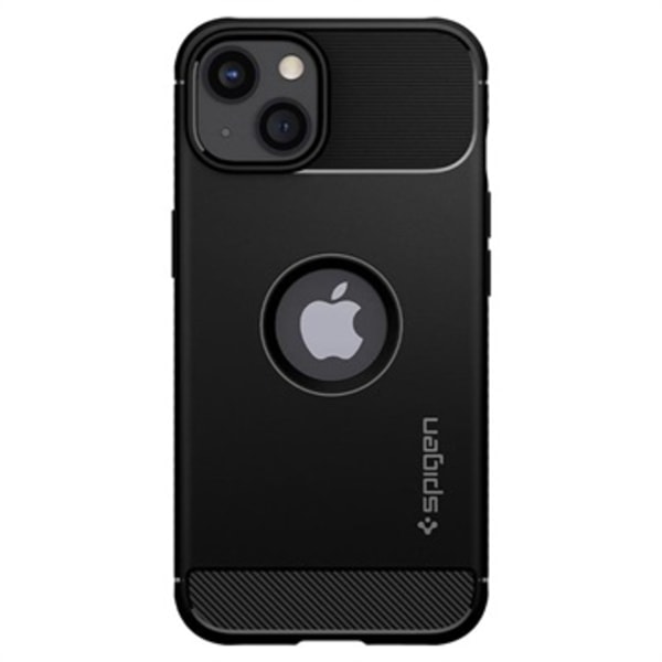 Spigen Robust Armor iPhone 13 TPU Skal - Svart Svart