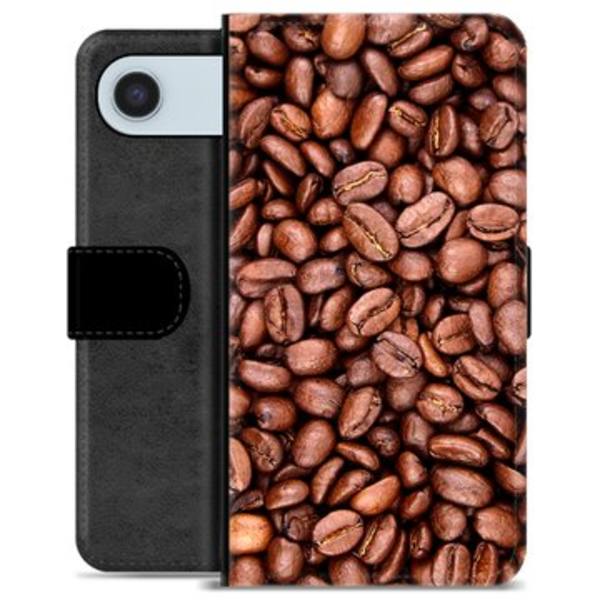 iPhone Air Premium Plånboksfodral - Kaffebönor Animerad