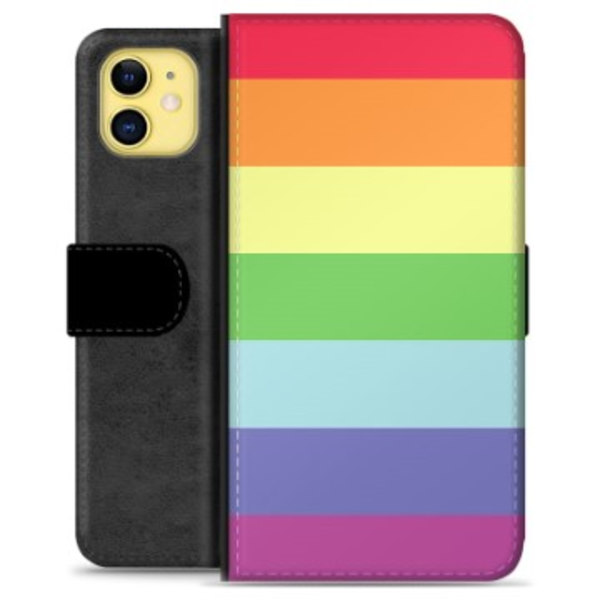 iPhone 11 Premium Plånboksfodral - Pride Animerad