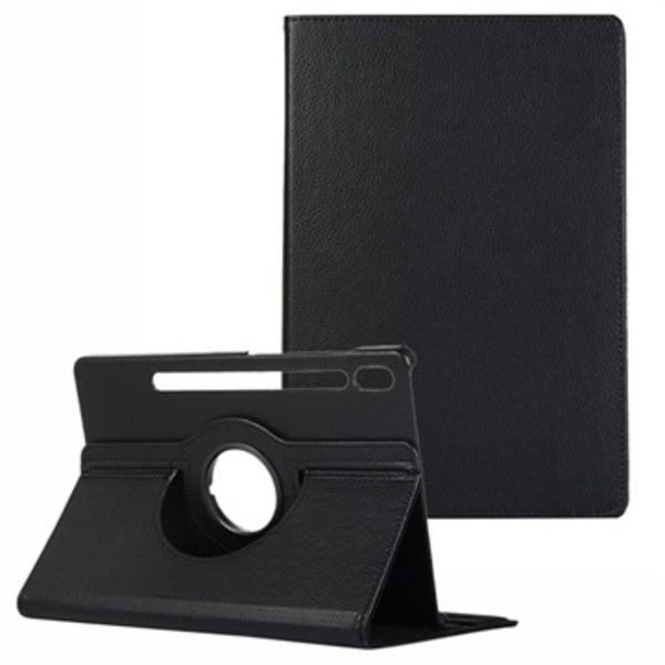 Samsung Galaxy Tab S7 FE 360 Roterande Foliofodral - Svart Svart