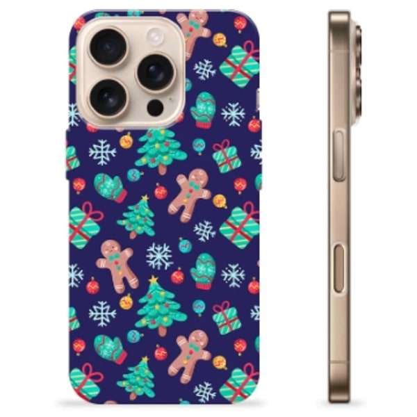 iPhone 16 Pro TPU-Skal - Pepparkaksgubbe Animerad