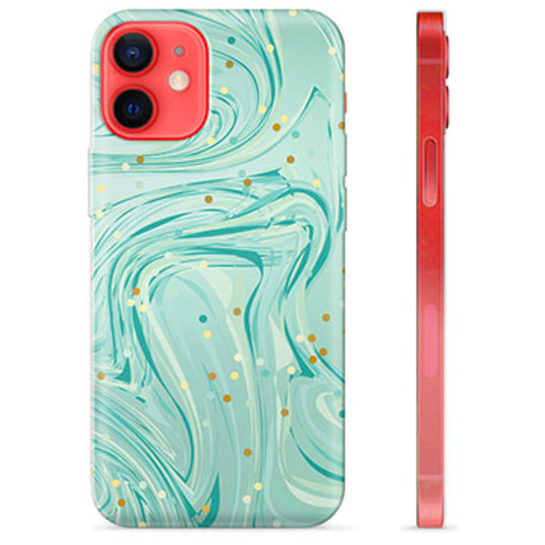 iPhone 12 mini TPU-Skal - Grön Mynta Grön