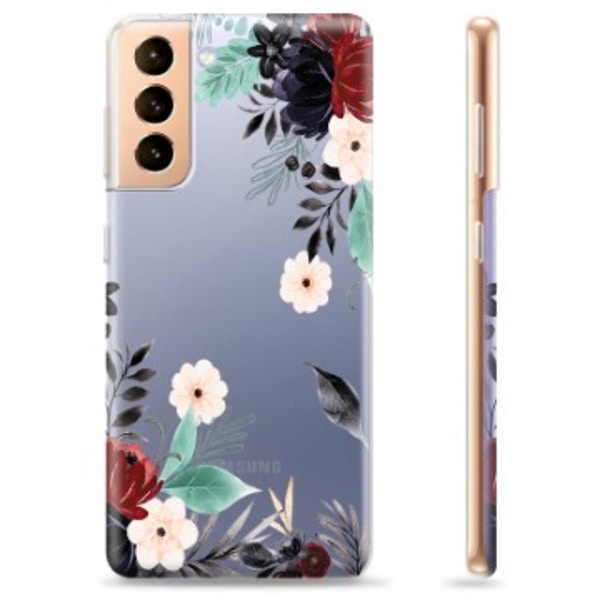 Samsung Galaxy S21+ 5G TPU-Skal - Höstblommor Animerad