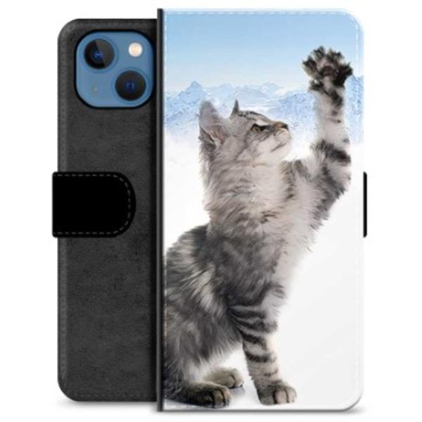 iPhone 13 Premium Plånboksfodral - Kat Animerad