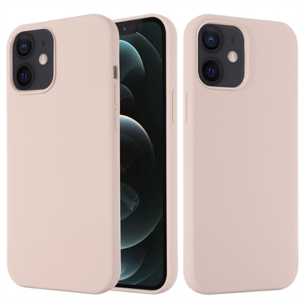 iPhone 12 Mini Liquid Silikonskal - MagSafe-kompatibelt - Rosa Rosa