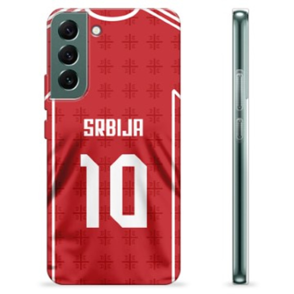 Samsung Galaxy S22+ 5G TPU-Skal - Serbien Animerad
