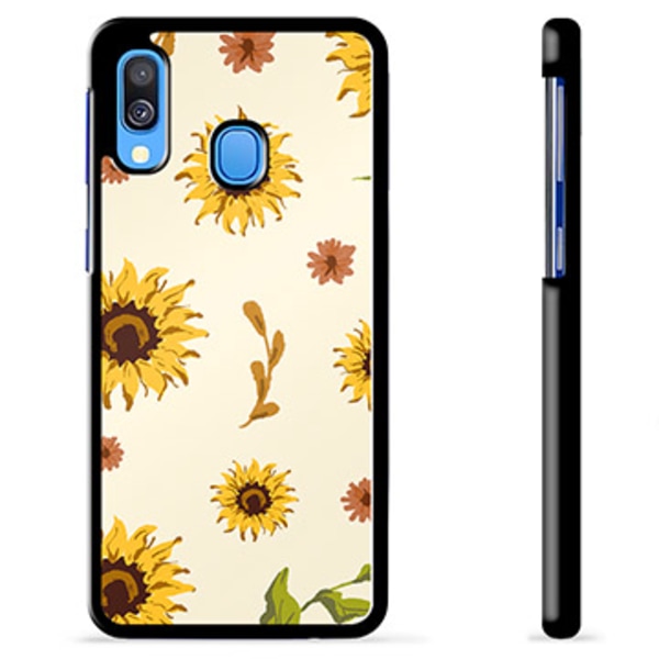 Samsung Galaxy A40 Skyddsskal - Solrosor Animerad