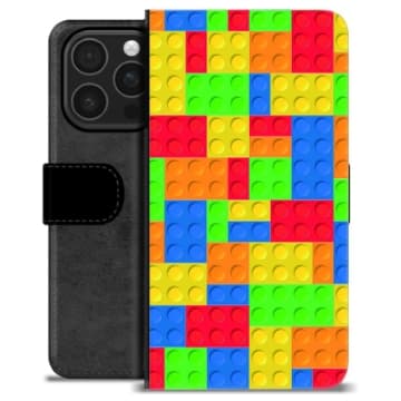 iPhone 16 Pro Premium Plånboksfodral - Block Animerad