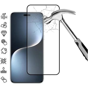 Honor Magic7 Pro Heltäckande Härdat Glas Skärmskydd - 9H... Svart