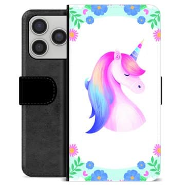 iPhone 17 Pro Premium Plånboksfodral - Enhörning Animerad