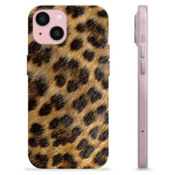 iPhone 15 TPU-Skal - Leopard Animerad