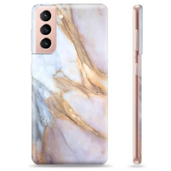 Samsung Galaxy S21 5G TPU-Skal - Elegant Marmor Animerad