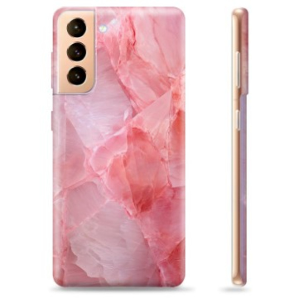 Samsung Galaxy S21+ 5G TPU-Skal - Rosa Kvarts Rosa