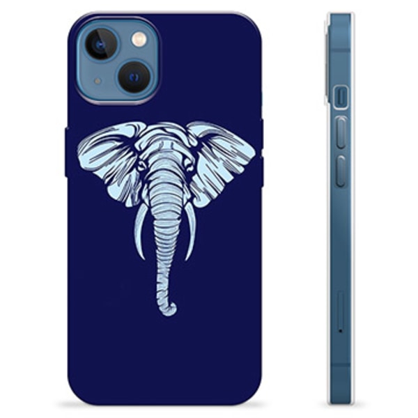iPhone 13 TPU-Skal - Elefant Animerad